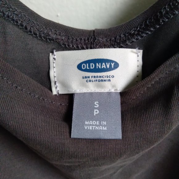 GRAY SPAGHETTI STRAP TANK TOP OLD NAVY SIZE SP SMALL PETITE WOMEN - Picture 5 of 8